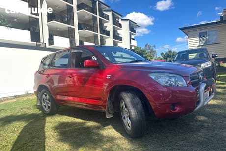 Red 2008 Toyota RAV4 Wagon Cv (4X4)