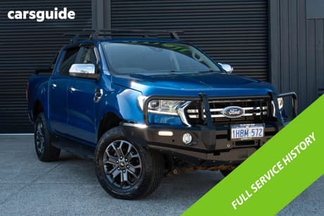 Blue 2020 Ford Ranger Double Cab Pick Up Xlt 2.0 (4X4)