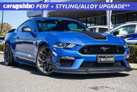Blue 2021 Ford Mustang Fastback Mach 1