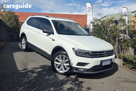 White 2018 Volkswagen Tiguan SUV ALLSPACE 132 TSI COMFORTLINE 5NA MY19