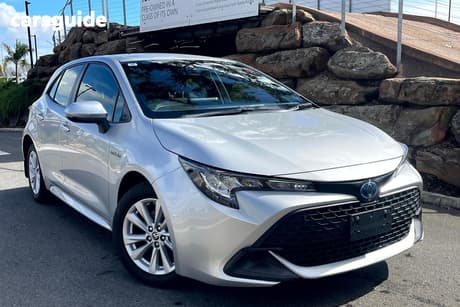 Silver 2023 Toyota Corolla Hatchback Ascent Sport Hybrid