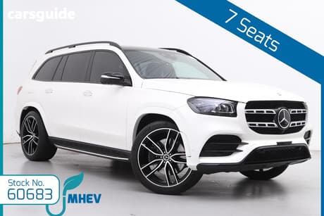 White 2021 Mercedes-Benz Gls450 Wagon 4Matic (Hybrid)