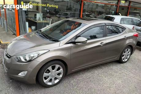 Brown 2012 Hyundai Elantra Sedan Premium