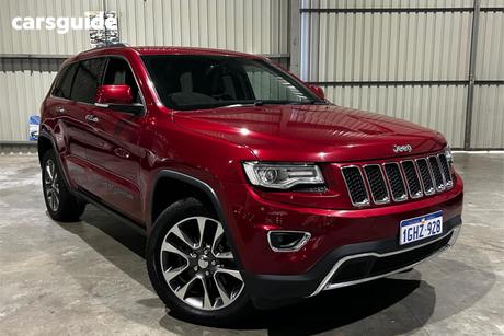 Red 2017 Jeep Grand Cherokee Wagon Limited (4X4)
