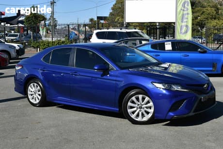 Blue 2018 Toyota Camry Sedan Ascent Sport