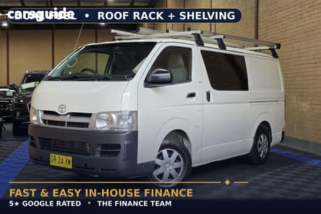 White 2006 Toyota HiAce Van Lwb