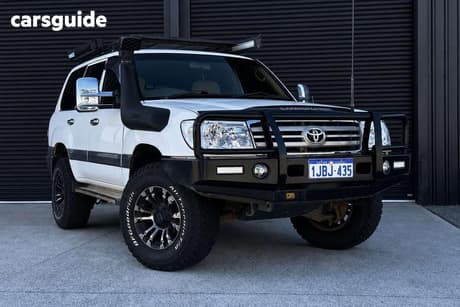 White 2007 Toyota Landcruiser Wagon Vx (4X4)