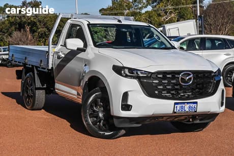 White 2026 Mazda BT-50 Freestyle Cab Chassis Xt (4X2)