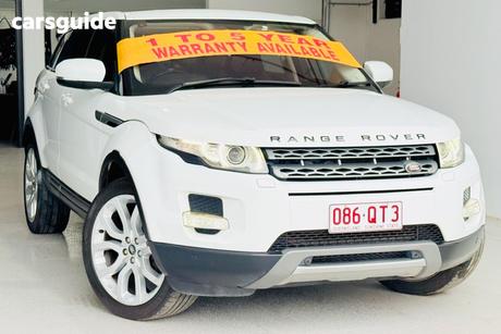 White 2013 Land Rover Range Rover Evoque Wagon Td4 Pure