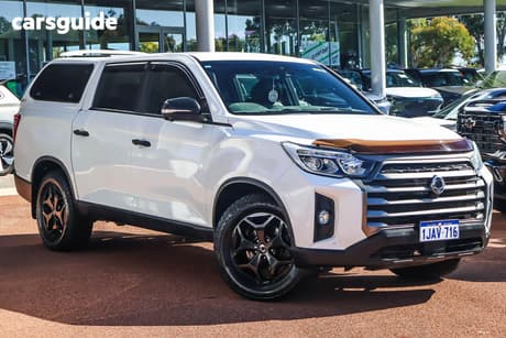 White 2021 Ssangyong Musso Crew Cab Pickup Ultimate