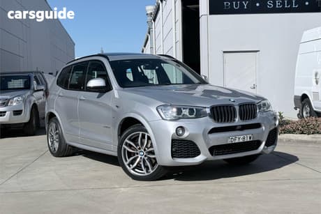 Silver 2016 BMW X3 Wagon Xdrive 20D