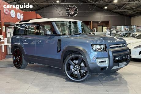 Blue 2020 Land Rover Defender Wagon 110 P400 Hse (294Kw)