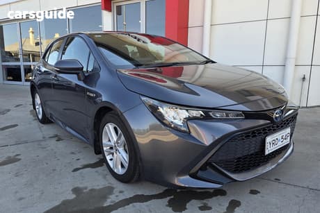 Silver 2022 Toyota Corolla Hatchback Ascent Sport Hybrid