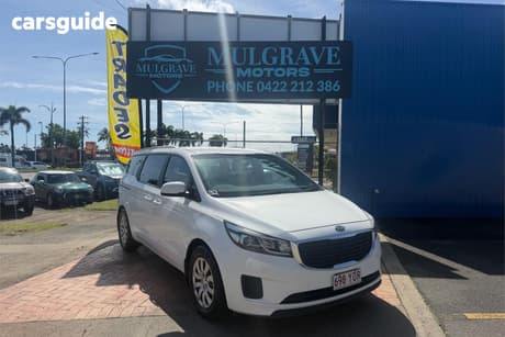 White 2016 Kia Carnival Wagon S