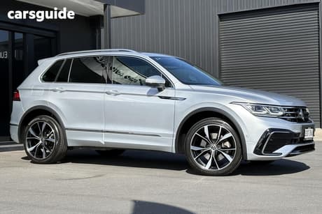 Silver 2022 Volkswagen Tiguan Wagon 162Tsi R-Line