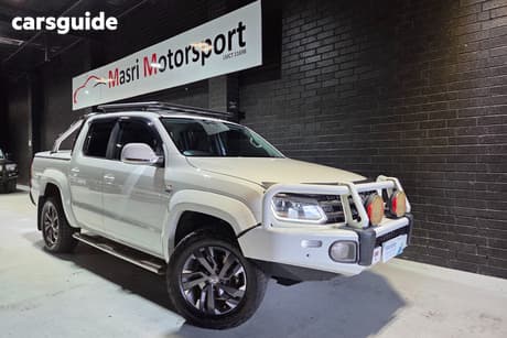 White 2021 Volkswagen Amarok Dual Cab Utility Tdi580 Highline 4Motion