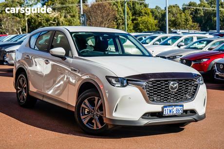 White 2025 Mazda CX-60 Wagon G40E Pure Hybrid