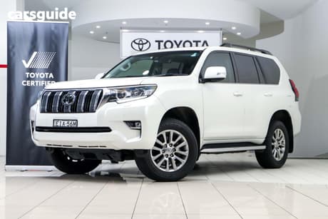 White 2019 Toyota Landcruiser Prado Wagon Kakadu (4X4)