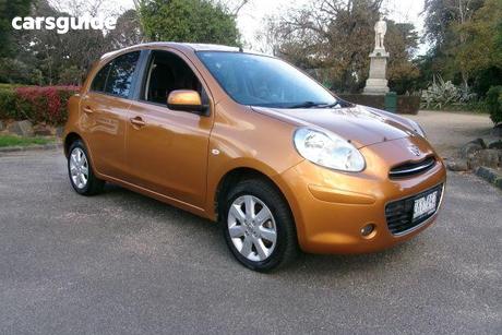 Orange 2012 Nissan Micra Hatchback Ti