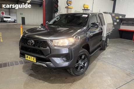 Grey 2024 Toyota Hilux X Cab Cab Chassis Sr (4X4)