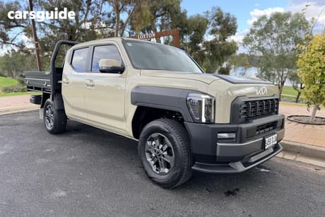 Beige 2025 Kia Tasman Double Cab Chassis Sx (4X4) Black Fender