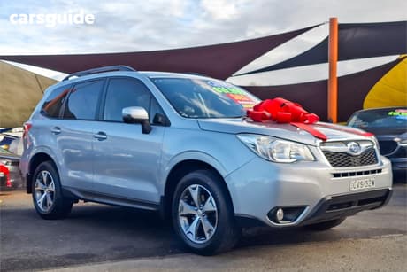 Silver 2014 Subaru Forester Wagon 2.5I