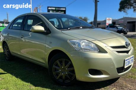 Gold 2007 Toyota Yaris Sedan Yrs