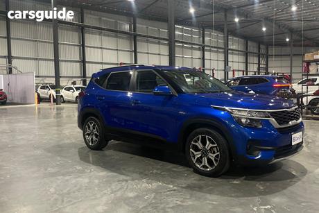 Blue 2020 Kia Seltos Wagon Sport+ (Awd)