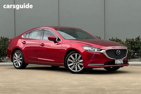 Red 2022 Mazda 6 Sedan Atenza