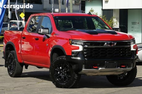 Red 2026 Chevrolet Silverado Crew Cab Pickup 1500 Zr2