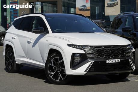 Grey 2026 Hyundai Tucson Wagon Premium N Line Hybrid (Awd)