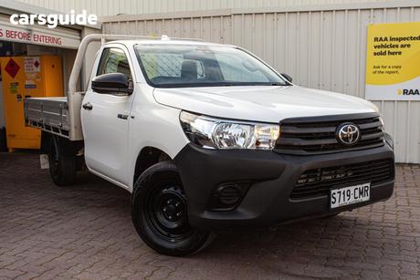 White 2021 Toyota Hilux Cab Chassis Workmate