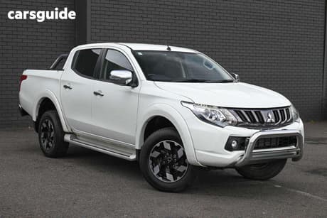 White 2018 Mitsubishi Triton Dual Cab Utility Exceed (4X4)