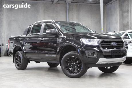 Black 2021 Ford Ranger Double Cab Pick Up Wildtrak 2.0 (4X4)