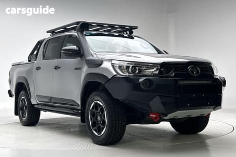 Silver 2019 Toyota Hilux Double Cab Pick Up Rugged X (4X4)