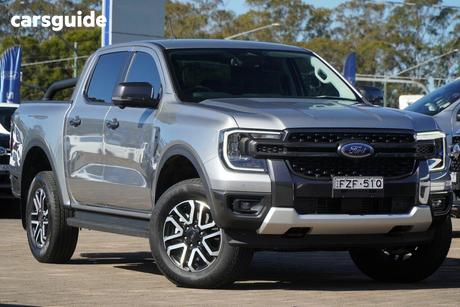 Silver 2025 Ford Ranger Double Cab Pick Up Sport 3.0 (4X4)