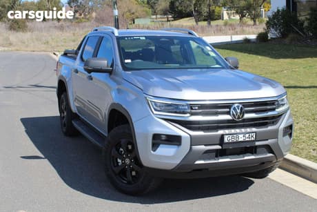 Silver 2025 Volkswagen Amarok Dual Cab Utility Panamericana Tdi600 4Motion
