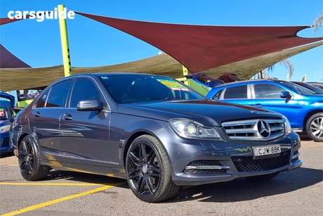 Grey 2012 Mercedes-Benz C250 Sedan Cdi Elegance Be