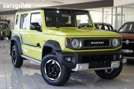 Yellow 2026 Suzuki Jimny Wagon Rhino