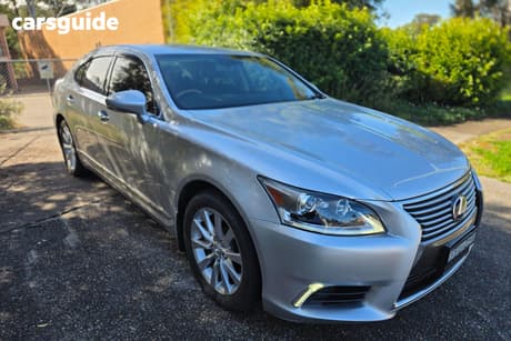 Silver 2014 Lexus LS Sedan SPORTS LUXURY USF40R