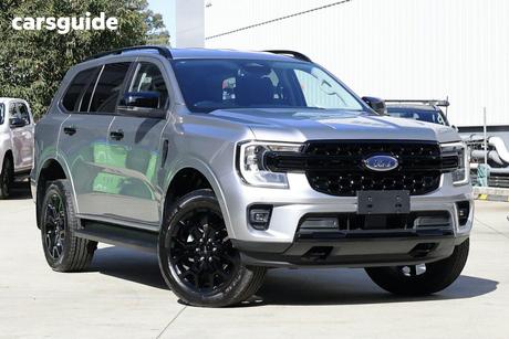 Silver 2025 Ford Everest Wagon Sport (Rwd)