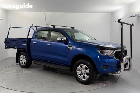 Blue 2022 Ford Ranger Double Cab Chassis Xlt 3.2 (4X4)