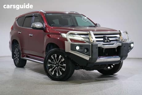 Red 2021 Mitsubishi Pajero Sport Wagon Exceed (4X4) 7 Seat