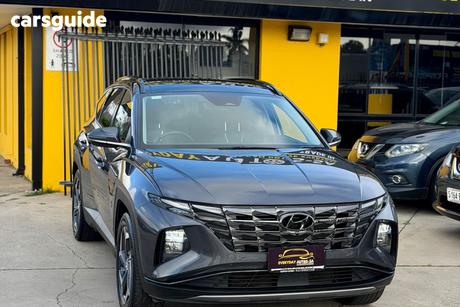 Grey 2022 Hyundai Tucson SUV HIGHLANDER (FWD) NX4.V1 MY22