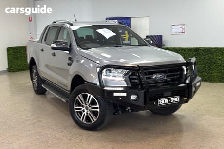 Silver 2021 Ford Ranger Double Cab Pick Up Wildtrak 2.0 (4X4)