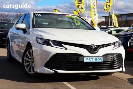White 2020 Toyota Camry Sedan Ascent