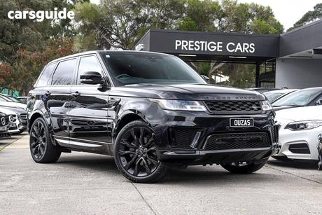 Black 2018 Land Rover Range Rover Sport Wagon Tdv6 Se