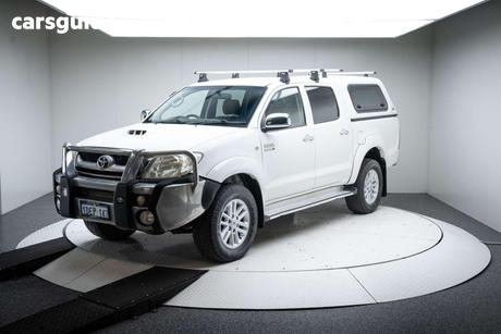 White 2009 Toyota Hilux Dual Cab Pick-up Sr5 (4X4)