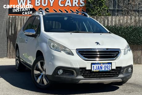 White 2014 Peugeot 2008 Wagon Allure