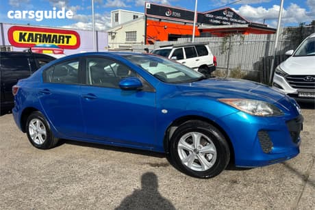 Blue 2012 Mazda 3 Sedan Neo
